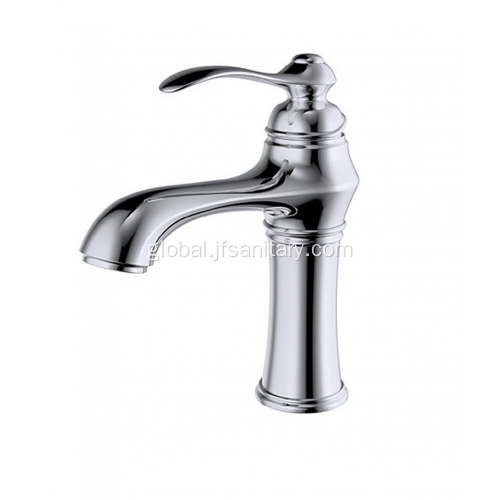  Black Single Hole Bathroom Faucet Single-Lever Basin Sink Faucet Brass Chrome Manufactory